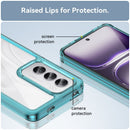 OPPO Reno 12 Soft TPU Bumper Case (Clear Blue) 5