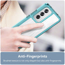 OPPO Reno 12 Soft TPU Bumper Case (Clear Blue) 4