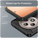 OPPO Reno 12F Carbon Fibre TPU Case Slim Shockproof Cover