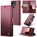 OPPO Reno 13 5G CaseMe Retro Wallet Case [Maroon] 1