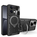 OPPO Reno 13 5G Ring Kickstand Case w/ Camera Cover [Black]