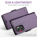 OPPO Reno 13 F 5G CaseMe Retro Wallet Case [Purple] 2
