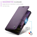 OPPO Reno 13 F 5G CaseMe Retro Wallet Case [Purple] 10