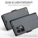 OPPO Reno 13 Pro 5G CaseMe Retro Wallet Case [Black] 2