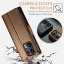 OPPO Reno 13 Pro 5G CaseMe Retro Wallet Case [Brown] 5