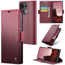 OPPO Reno 13 Pro 5G CaseMe Retro Wallet Case [Maroon] 1