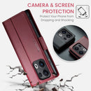 OPPO Reno 13 Pro 5G CaseMe Retro Wallet Case [Maroon] 5