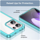 OPPO Reno 13 Pro 5G Soft TPU Bumper Case [Clear Blue] 5