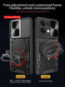 OPPO Reno 13 5G  Ring Kickstand Case w/ Camera Cover [Navy]