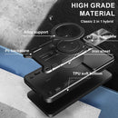 OPPO Reno 13F 5G Ring Kickstand Case w/ Camera Cover [Red] 6