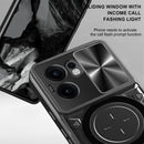 OPPO Reno 13F 5G Ring Kickstand Case w/ Camera Cover [Rose