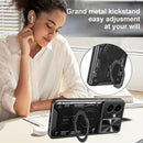 OPPO Reno 13F 5G  Ring Kickstand Case w/ Camera Cover [Black]