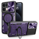 OPPO Reno 13Pro 5G  Ring Kickstand Case w/ Camera Cover [Purple]