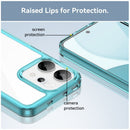 OPPO Reno14 5G Soft TPU Bumper Case [Clear Blue] 5