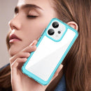 OPPO Reno14 5G Soft TPU Bumper Case [Clear Blue] 6