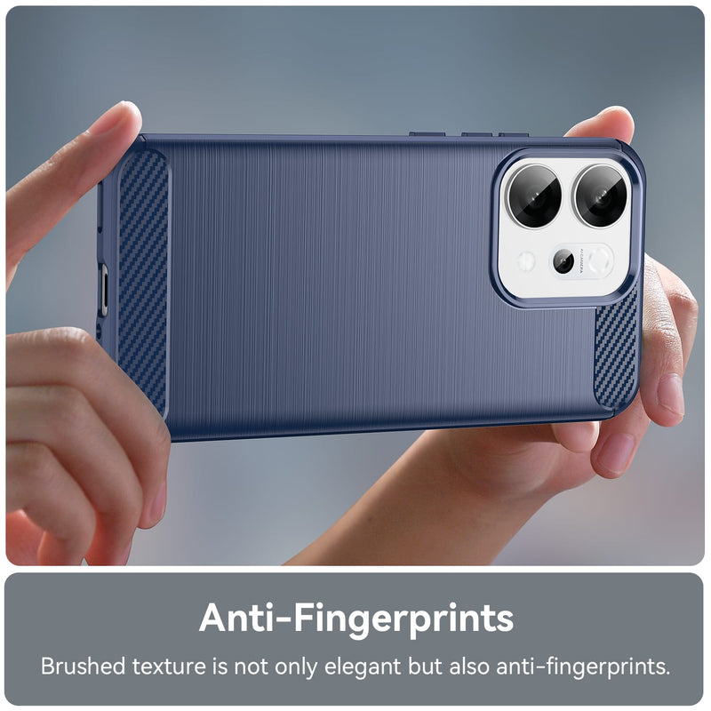 OPPO Reno14 Carbon Fibre Brushed Case [Navy]