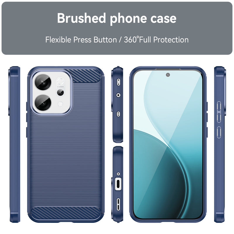 OPPO Reno14 Carbon Fibre Brushed Case [Navy]