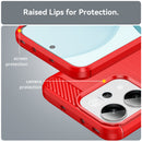 OPPO Reno14 Carbon Fibre Brushed Case [Red]