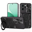 OPPO Reno14 F 5G Ring Kickstand Case w/ Camera Cover