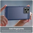 OPPO Reno14 F 5G Carbon Fibre Brushed Case [Navy]