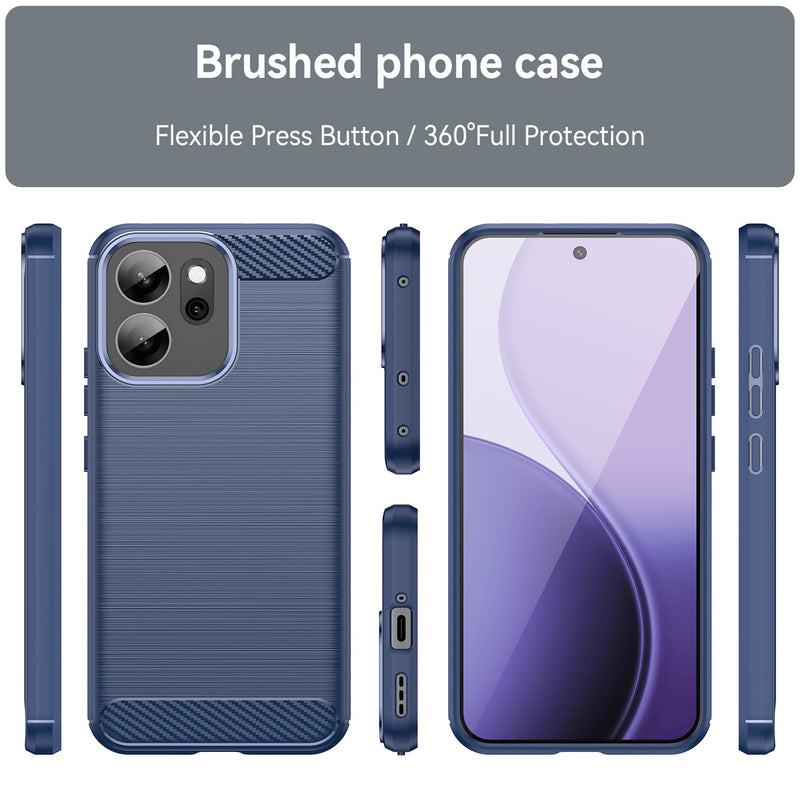 OPPO Reno14 F 5G Carbon Fibre Brushed Case [Navy]