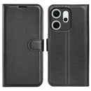 OPPO Reno14 F PU Wallet Case [Black]