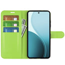 OPPO Reno14 F PU Wallet Case [Green] - OPPO Reno 14 F 5G