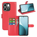 OPPO Reno14 F PU Wallet Case [Red]
