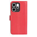 OPPO Reno14 F PU Wallet Case [Red]