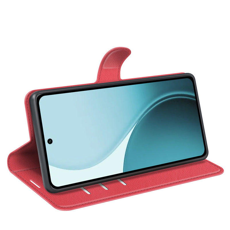 OPPO Reno14 F PU Wallet Case [Red]