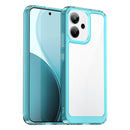OPPO Reno14 F 5G Soft TPU Bumper Case [Clear Blue]