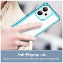 OPPO Reno14 F 5G Soft TPU Bumper Case [Clear Blue]