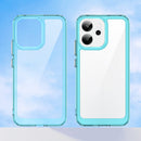 OPPO Reno14 F 5G Soft TPU Bumper Case [Clear Blue]
