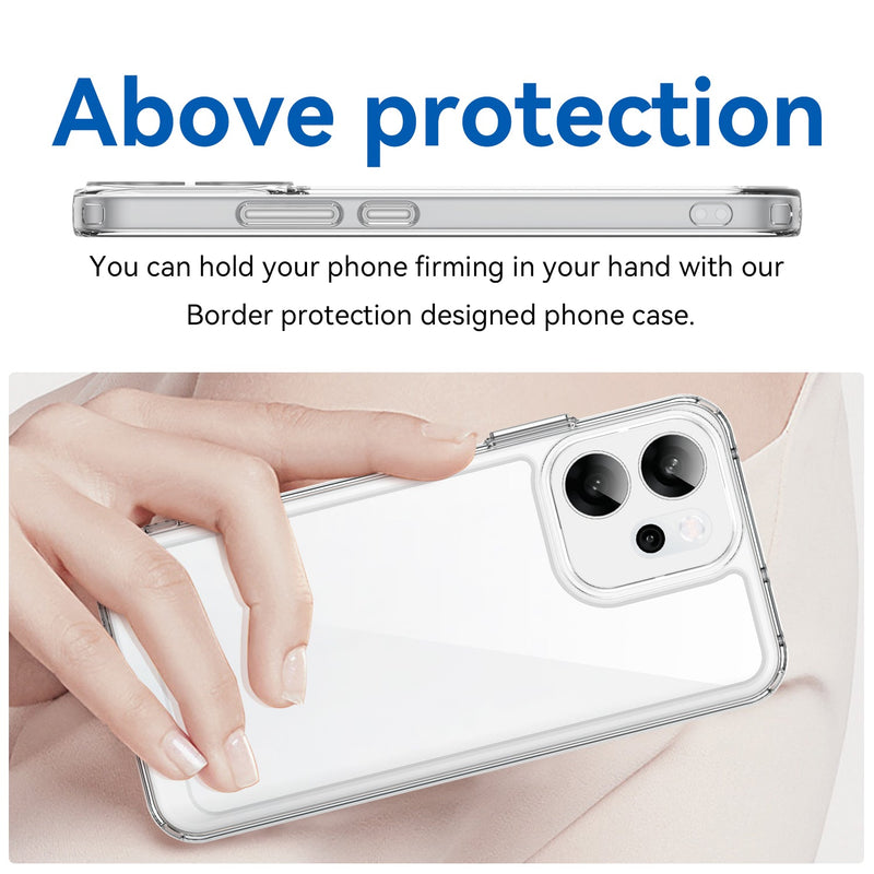 OPPO Reno14 F 5G Soft TPU Bumper Case [Clear]