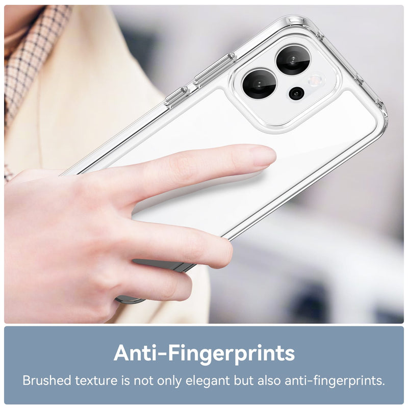 OPPO Reno14 F 5G Soft TPU Bumper Case [Clear]