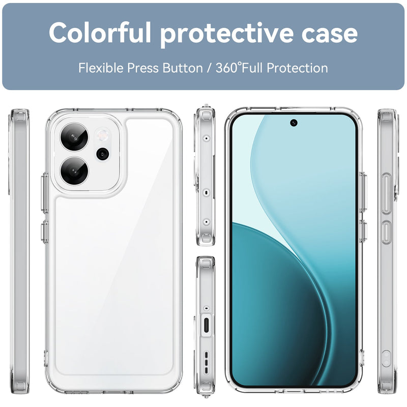 OPPO Reno14 F 5G Soft TPU Bumper Case [Clear]