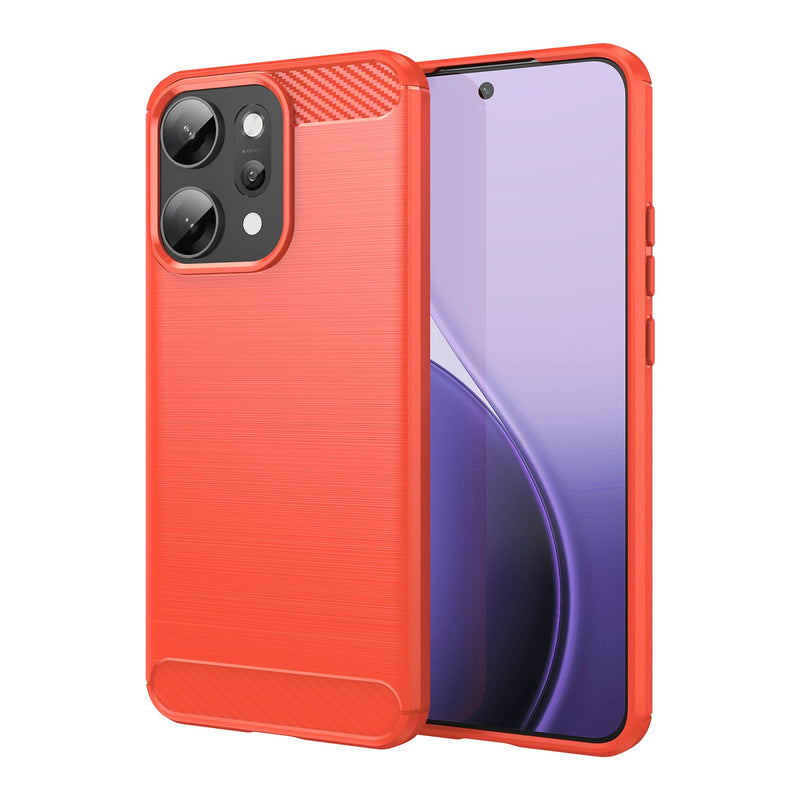 OPPO Reno14 Pro Carbon Fibre Brushed Case [Red]
