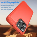 OPPO Reno14 Pro Carbon Fibre Brushed Case [Red]