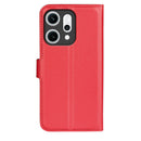 OPPO Reno14 Pro PU Wallet Case [Red]