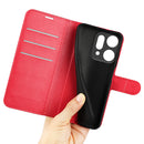 OPPO Reno14 Pro PU Wallet Case [Red]