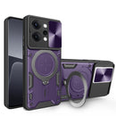 OPPO Reno14 Pro 5G 4G Ring Kickstand Case w/ Camera Cover [Purple]