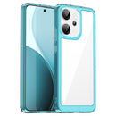 OPPO Reno14 Pro 5G Soft TPU Bumper Case [Clear Blue]