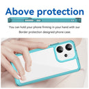 OPPO Reno14 Pro 5G Soft TPU Bumper Case [Clear Blue]