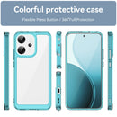 OPPO Reno14 Pro 5G Soft TPU Bumper Case [Clear Blue]