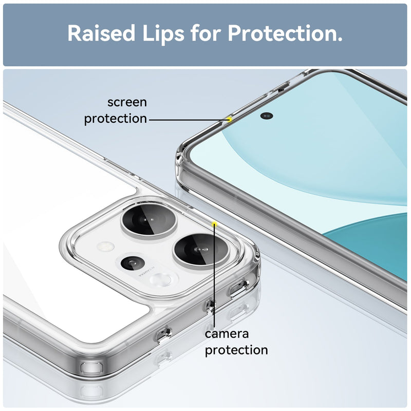 OPPO Reno14 Pro 5G Soft TPU Bumper Case [Clear]