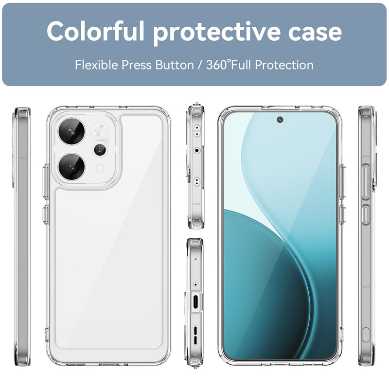 OPPO Reno14 Pro 5G Soft TPU Bumper Case [Clear]