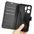 OPPO Reno14 PU Wallet Case [Black]