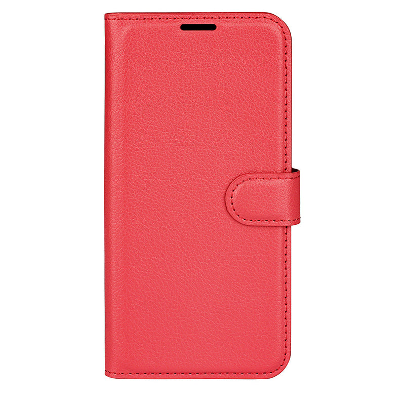 OPPO Reno14 PU Wallet Case [Red]