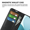 OPPO Reno14 PU Wallet Case [LightBlue]
