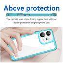 OPPO Reno14 5G Soft TPU Bumper Case [Clear Blue]